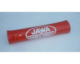ŘÍDÍTKOVÝ CHRÁNIČ NA HRAZDU - ČERVENÝ + BÍLÉ LOGO JAWA